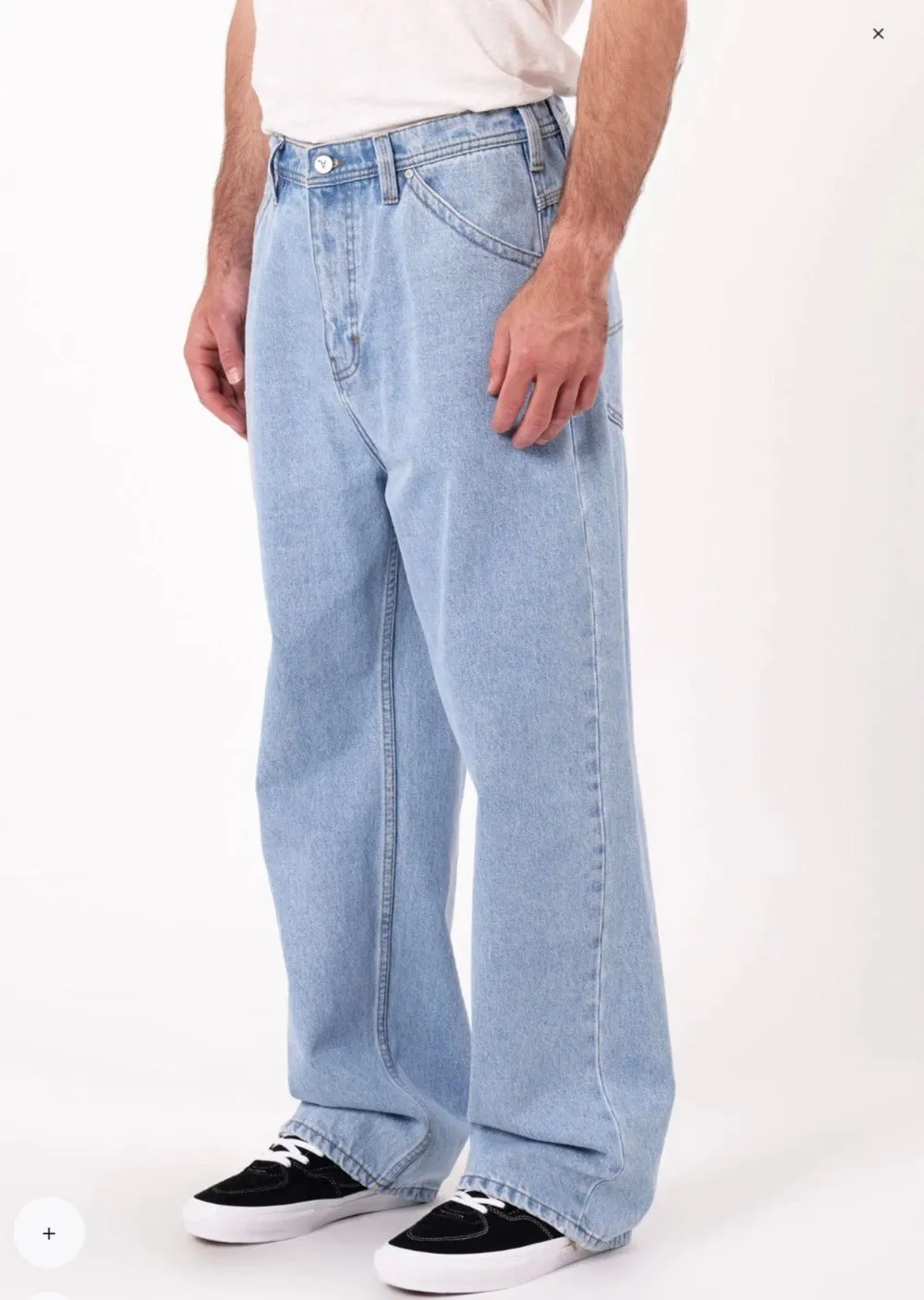 A6 Big Baggy John Bleach Blue