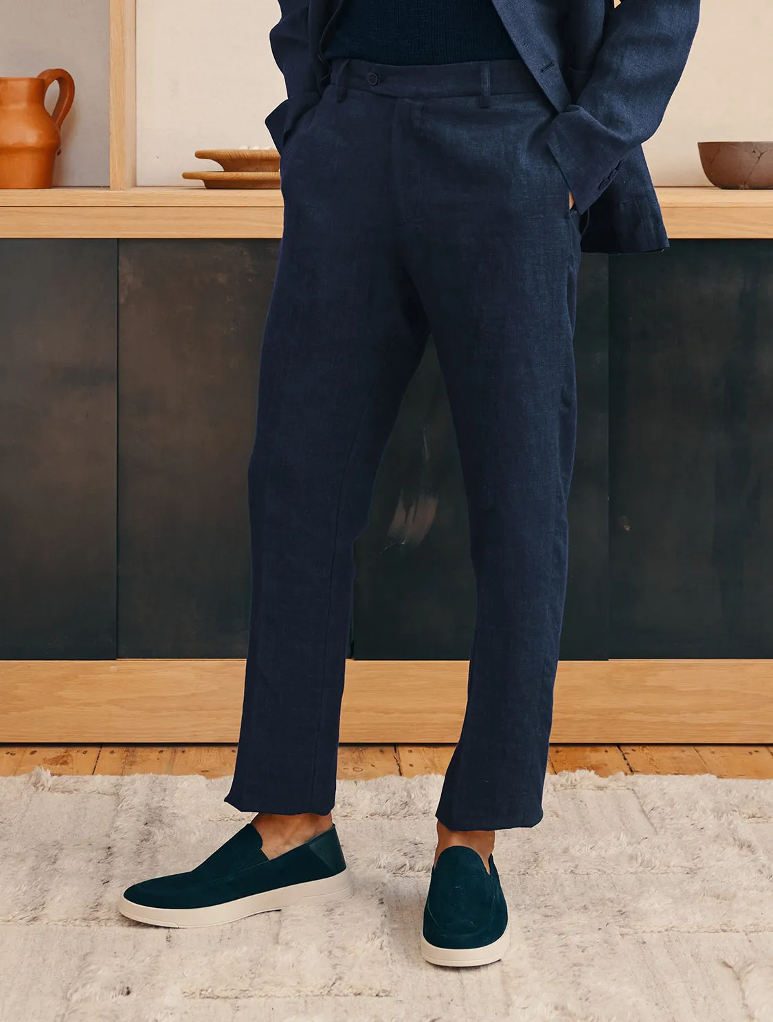 AFFONSO LINEN TROUSERS