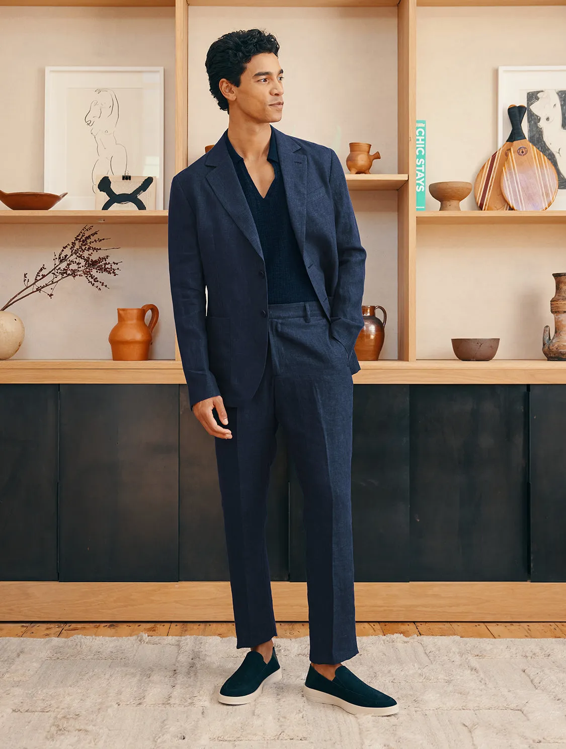 AFFONSO LINEN TROUSERS