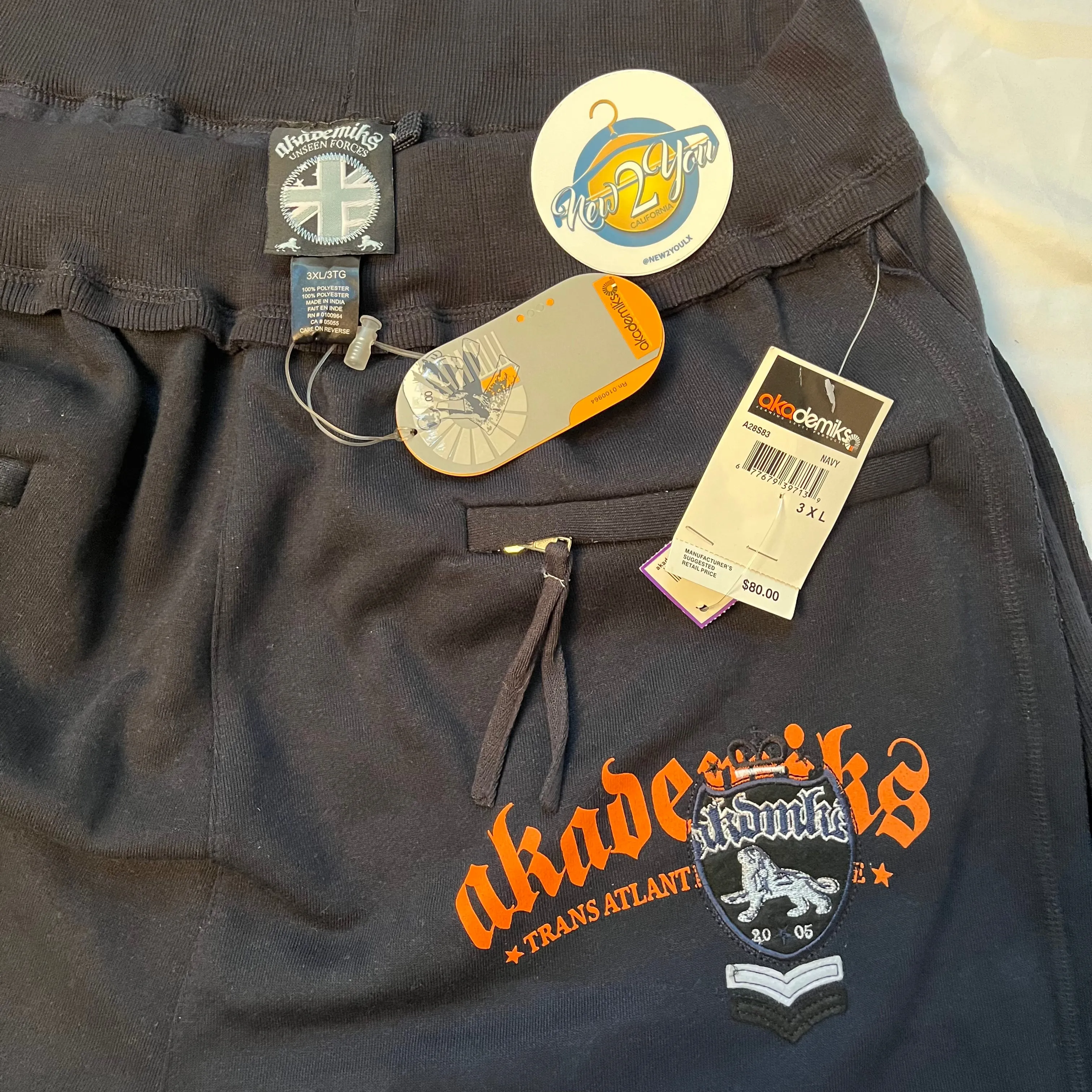 akademiks Code Of Arms Baggy Sweats