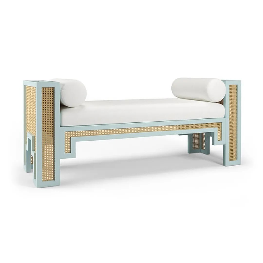 Alexandra Bench - Optic White Linen