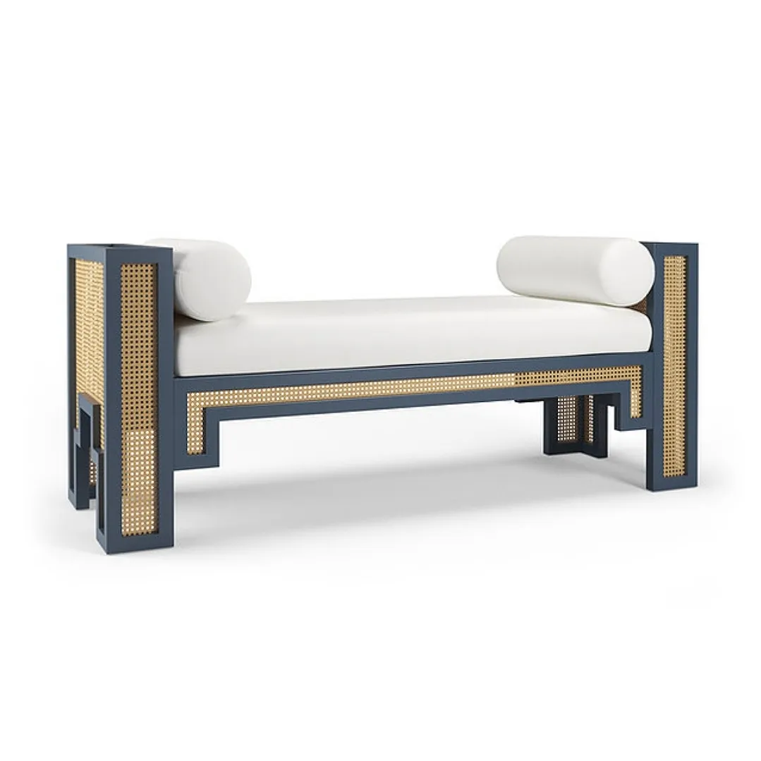 Alexandra Bench - Optic White Linen