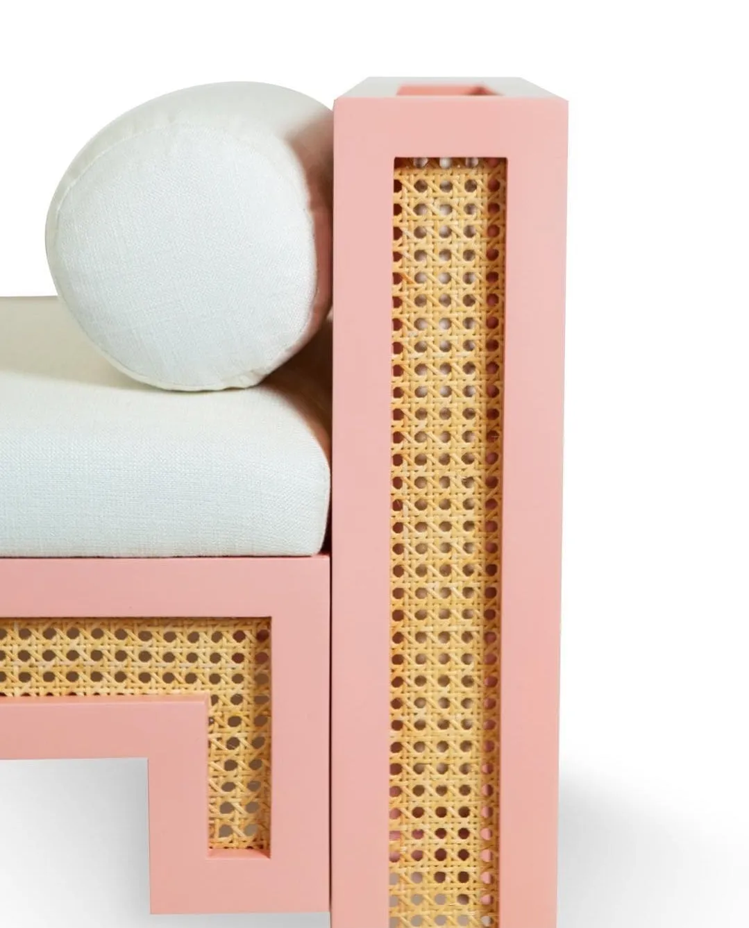 Alexandra Bench - Optic White Linen