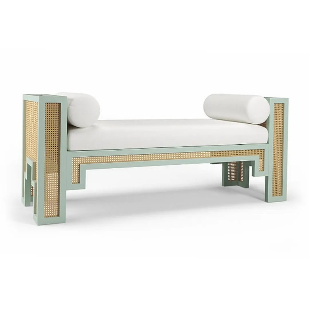 Alexandra Bench - Optic White Linen