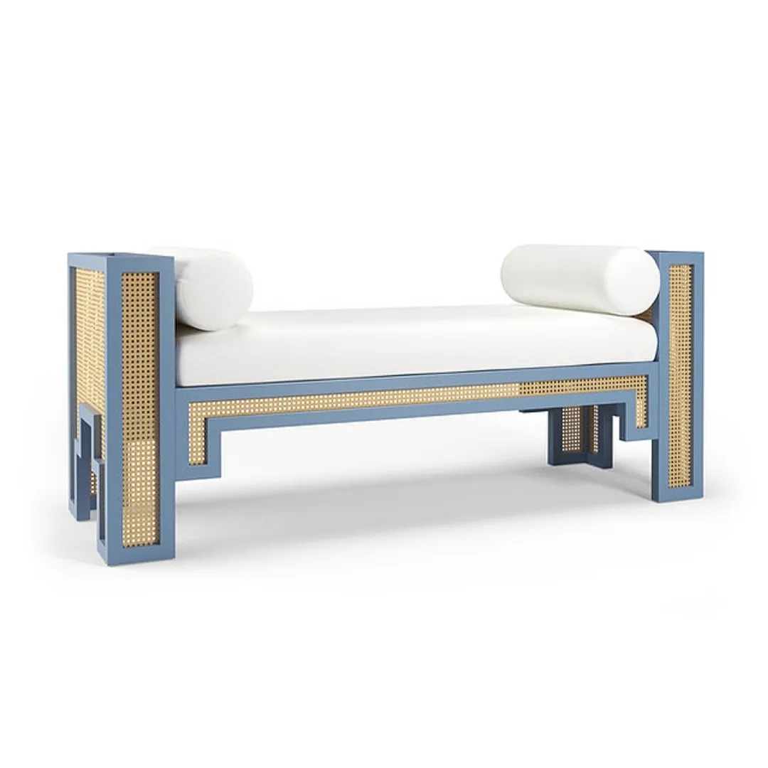 Alexandra Bench - Optic White Linen