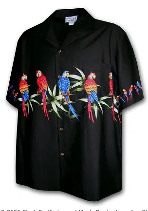 Aloha Mens Border & Single Panel Shirts - 444 440