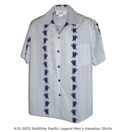 Aloha Mens Border & Single Panel Shirts - 444 440
