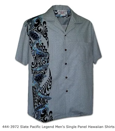 Aloha Mens Border & Single Panel Shirts - 444 440