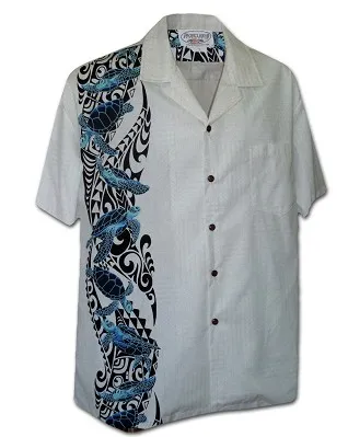 Aloha Mens Border & Single Panel Shirts - 444 440