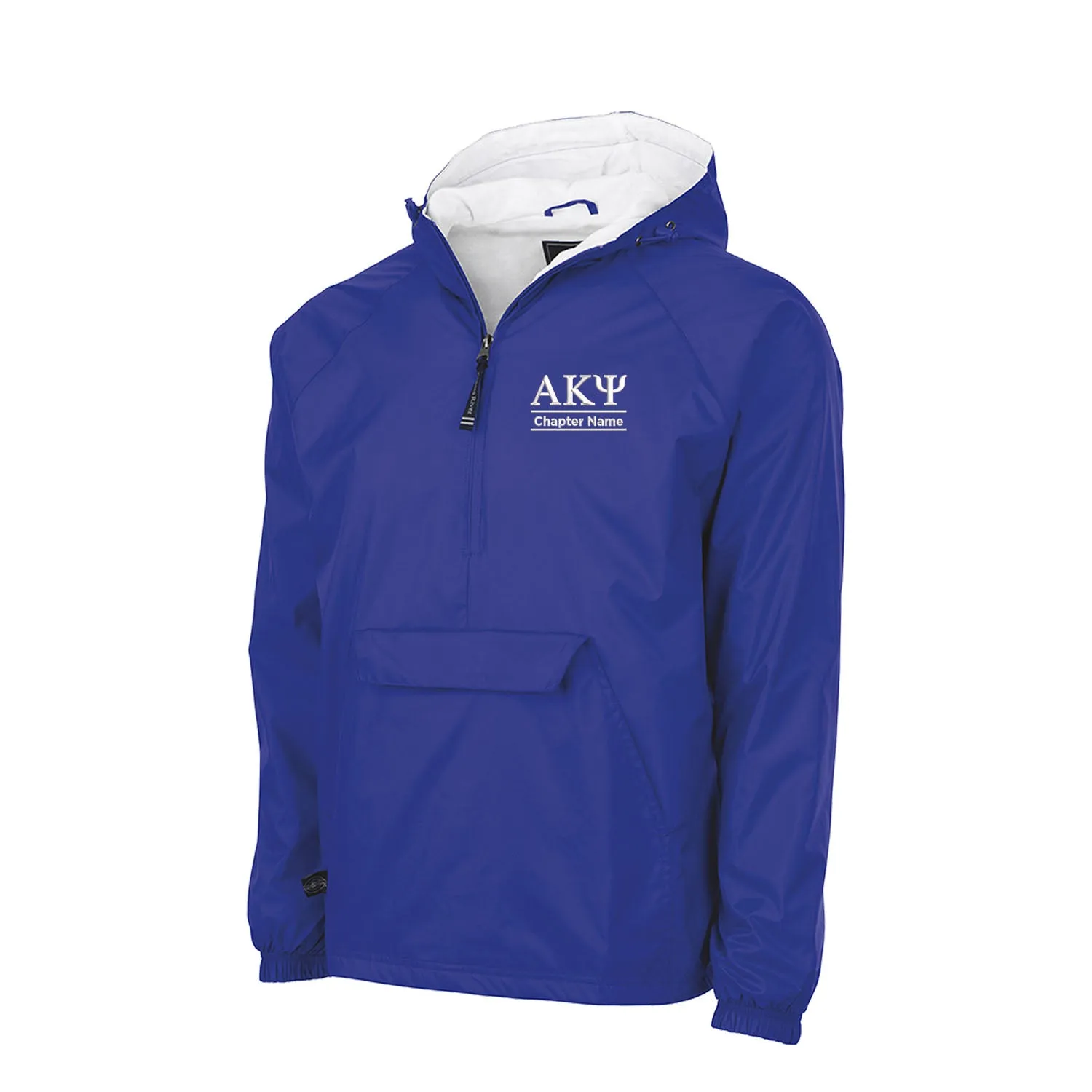 Alpha Kappa Psi Flannel Lined Windbreaker - Custom Chapter