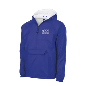 Alpha Kappa Psi Flannel Lined Windbreaker - Custom Chapter