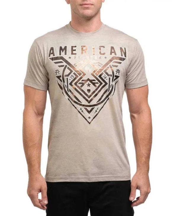 American Fighter  Oakview Short Sleeve Tee T-Shirt - Sand
