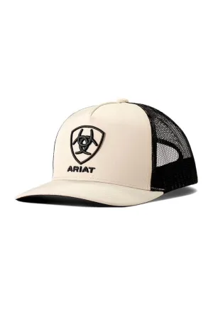 Ariat Embroidered Logo Cap for Men in Khaki | A3000876243-KHAKI