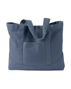 Authentic Pigment Pigment-Dyed Large Canvas Tote