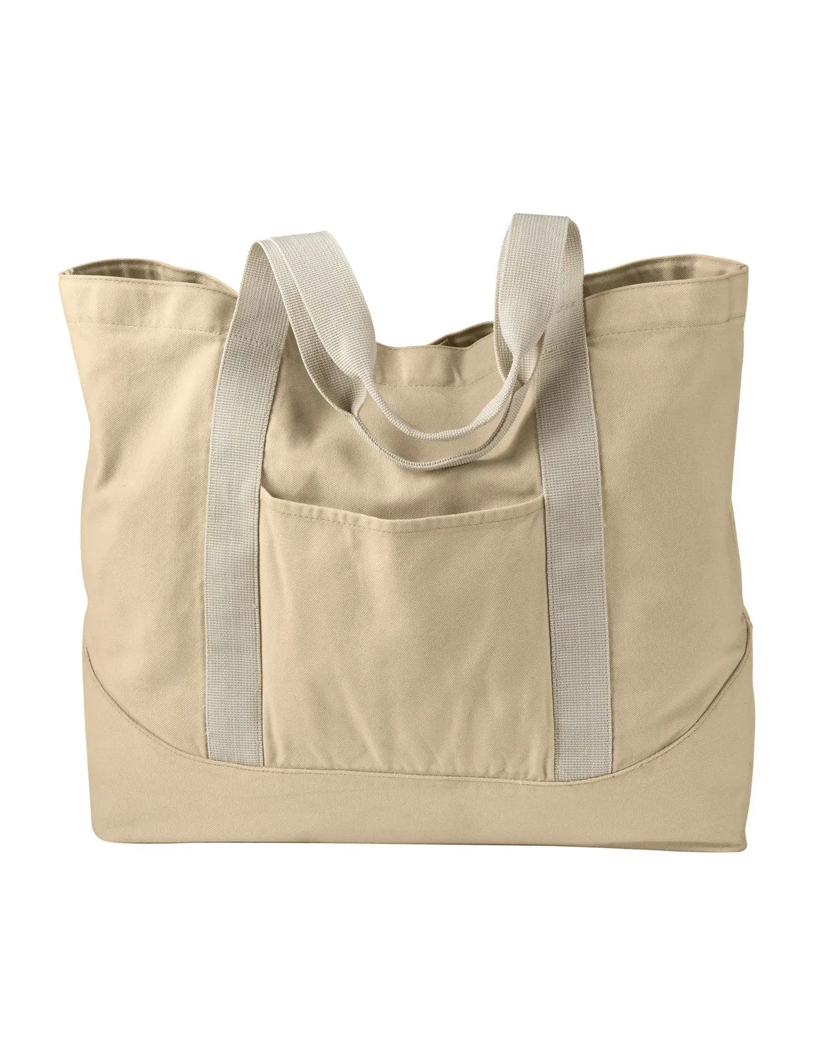 Authentic Pigment Pigment-Dyed Large Canvas Tote