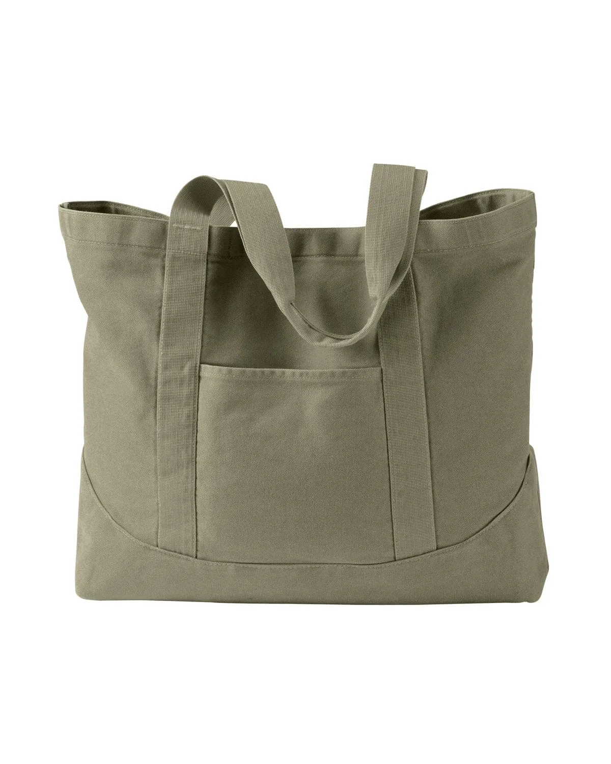 Authentic Pigment Pigment-Dyed Large Canvas Tote