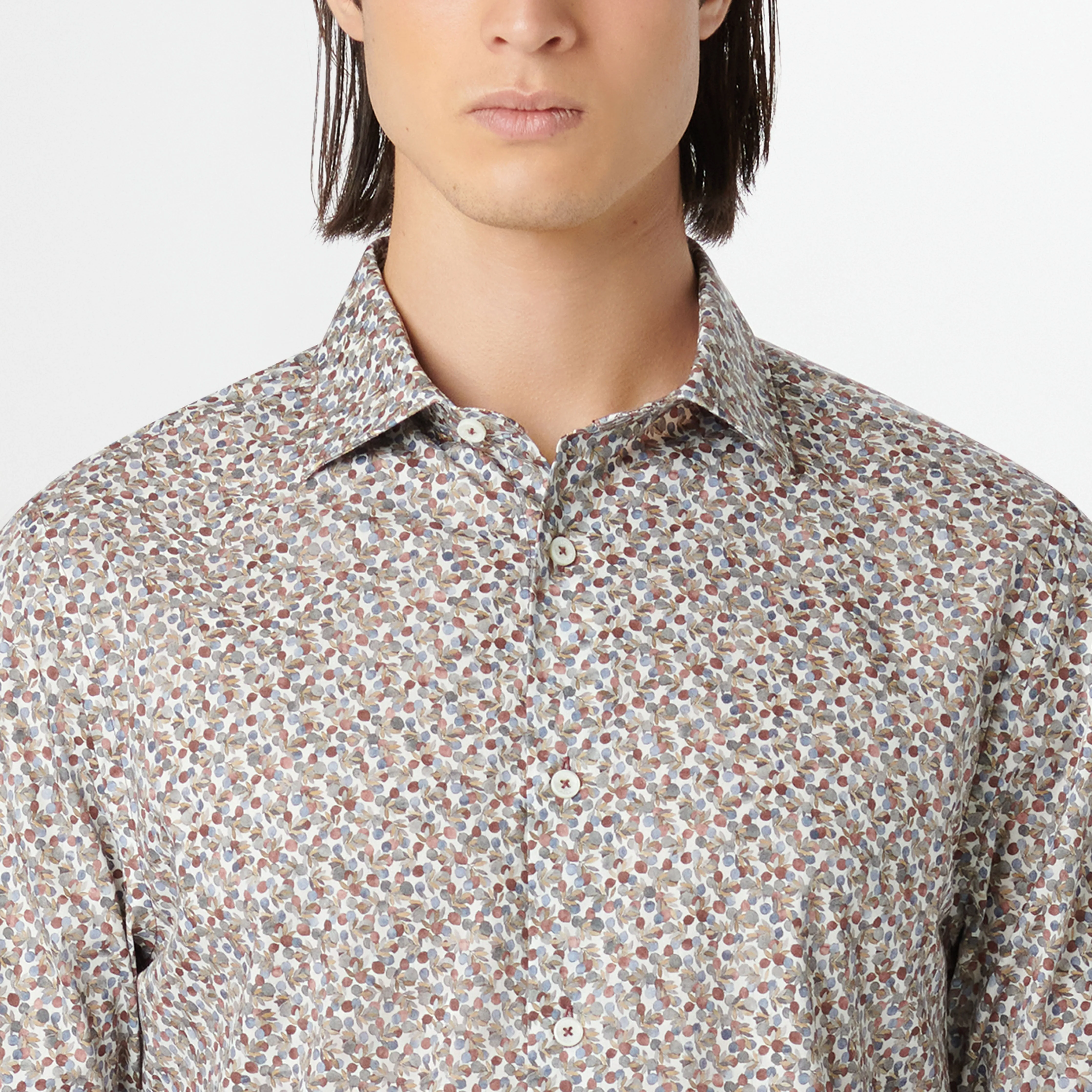 Axel Leaf Print Shirt