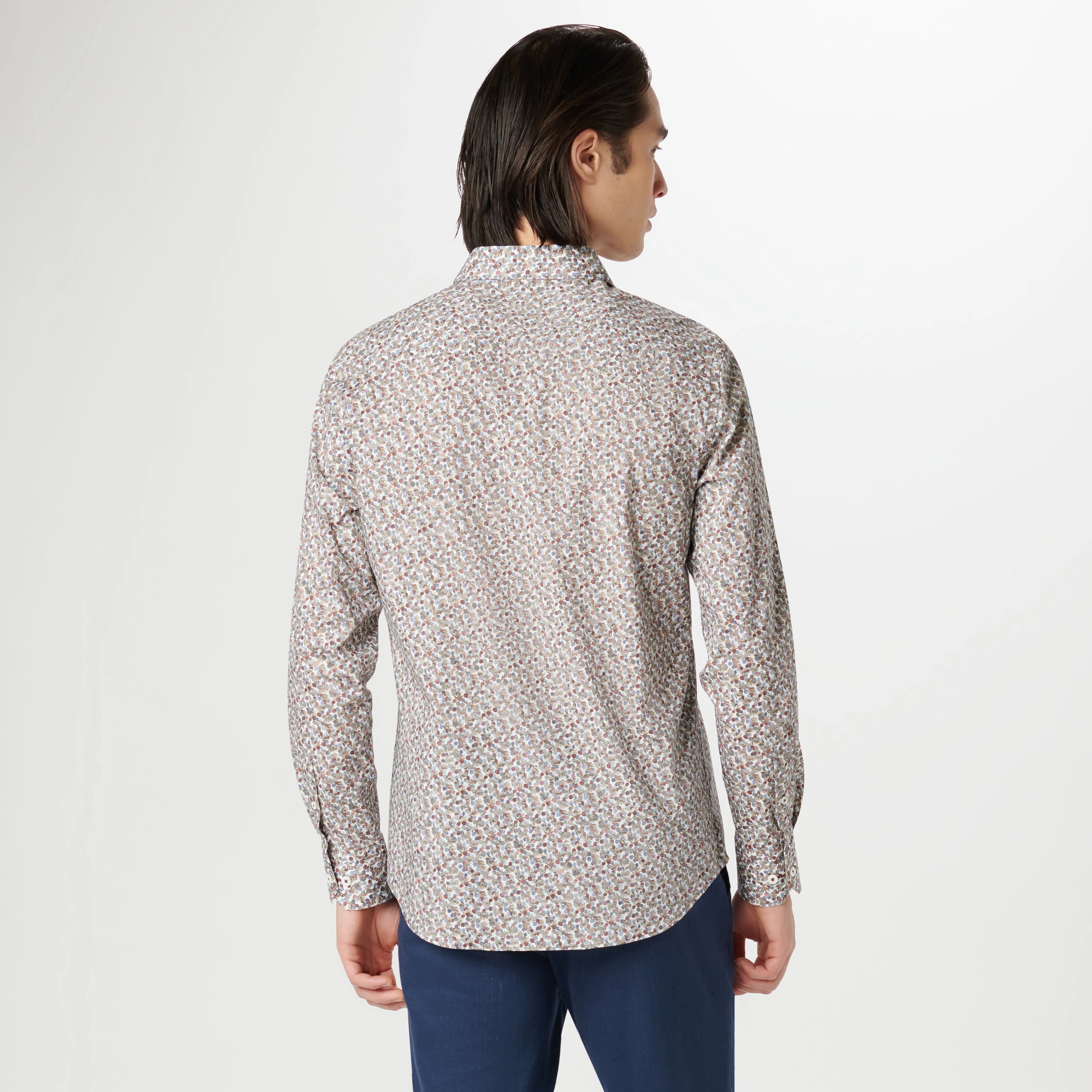 Axel Leaf Print Shirt