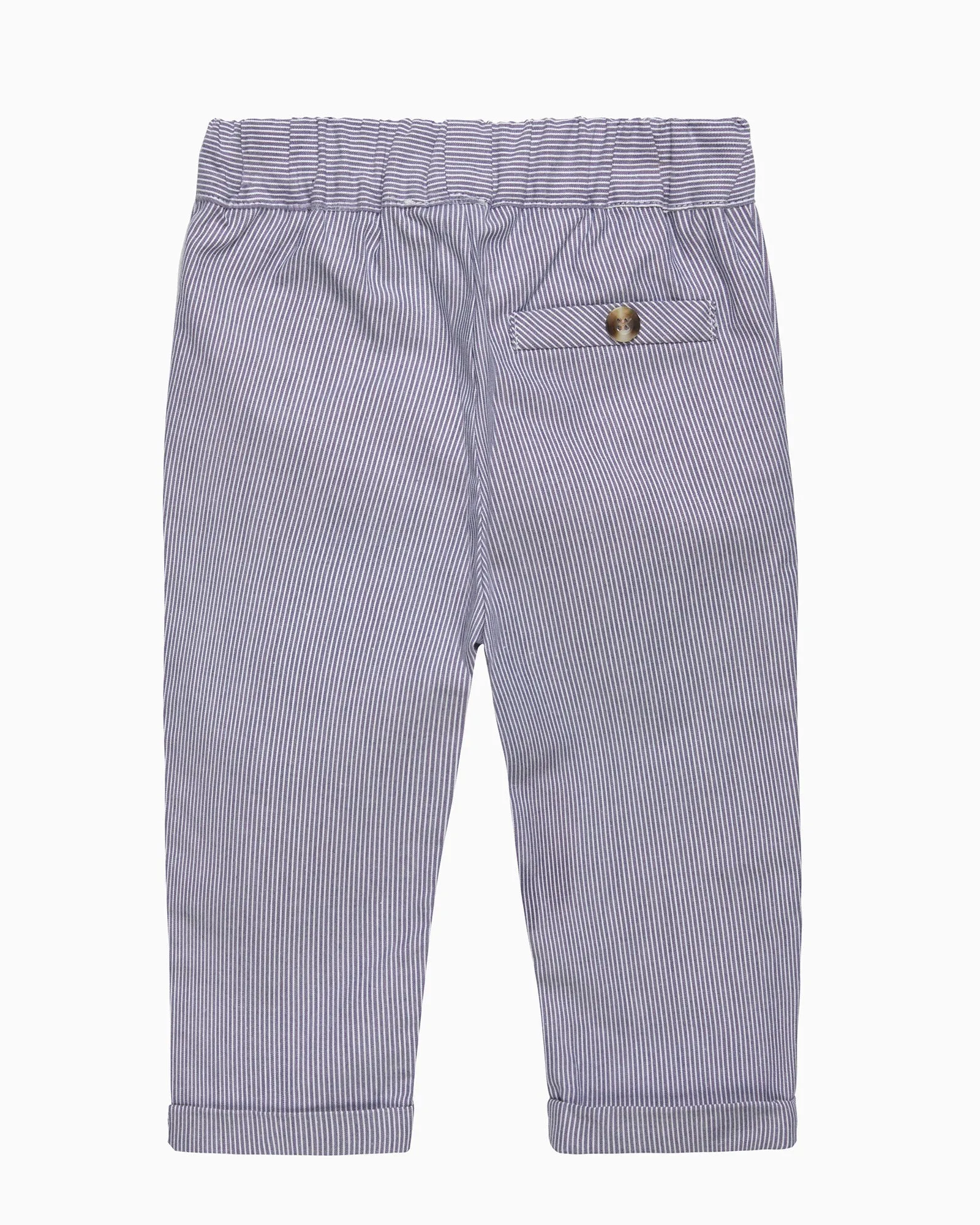 Baby Jacob Trousers in Navy Stripe