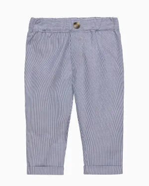 Baby Jacob Trousers in Navy Stripe