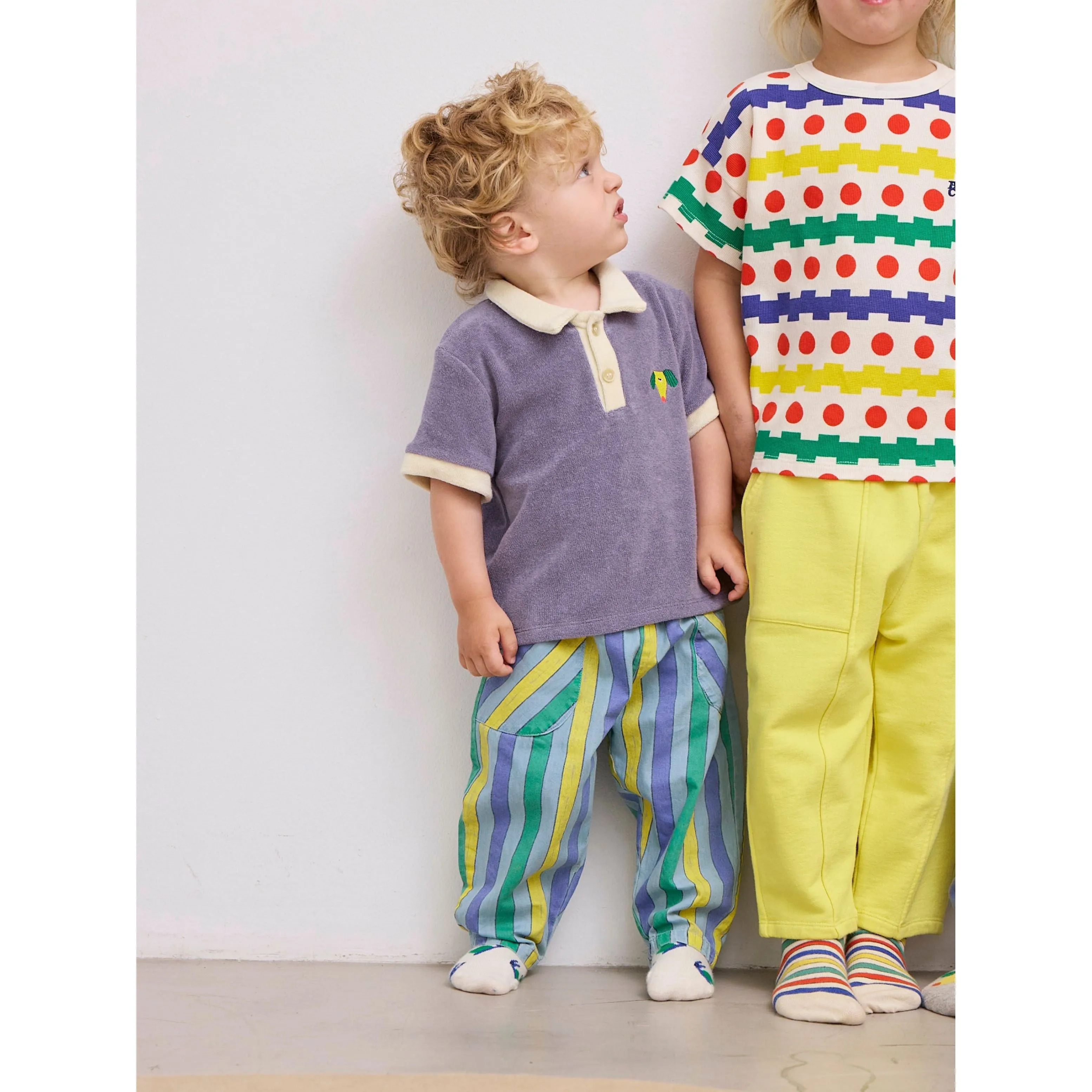 Baby Multicolor Stripes Denim Pants