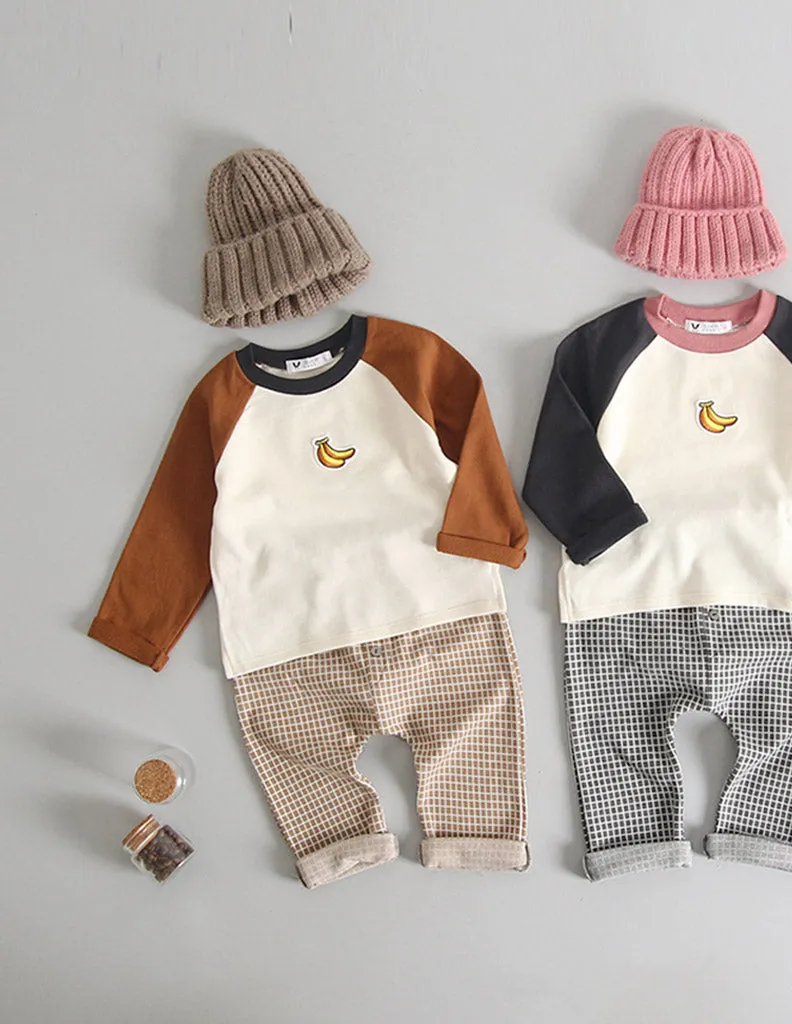 Banana Long Sleeve T-Shirt Brown