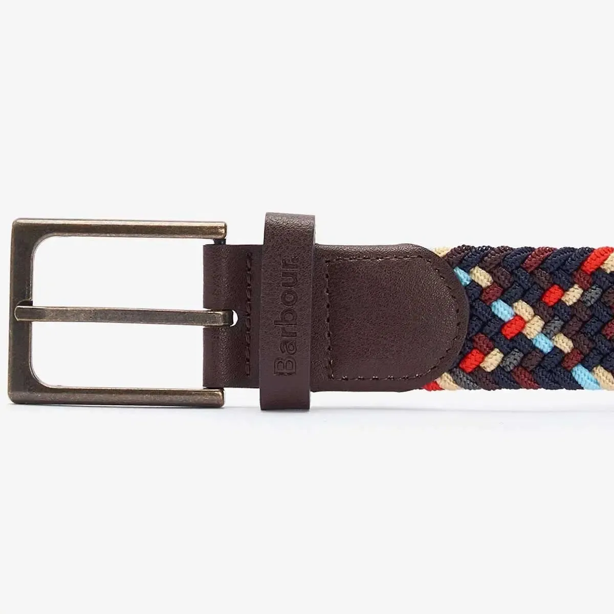 BARBOUR Belt - Mens Ford Stretch Webbing - Navy Mix