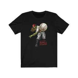 Baseball Pitcher Short Sleeve Graphic T-Shirt
