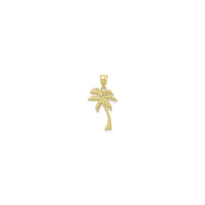 Beach Palm Tree Pendant (14K)