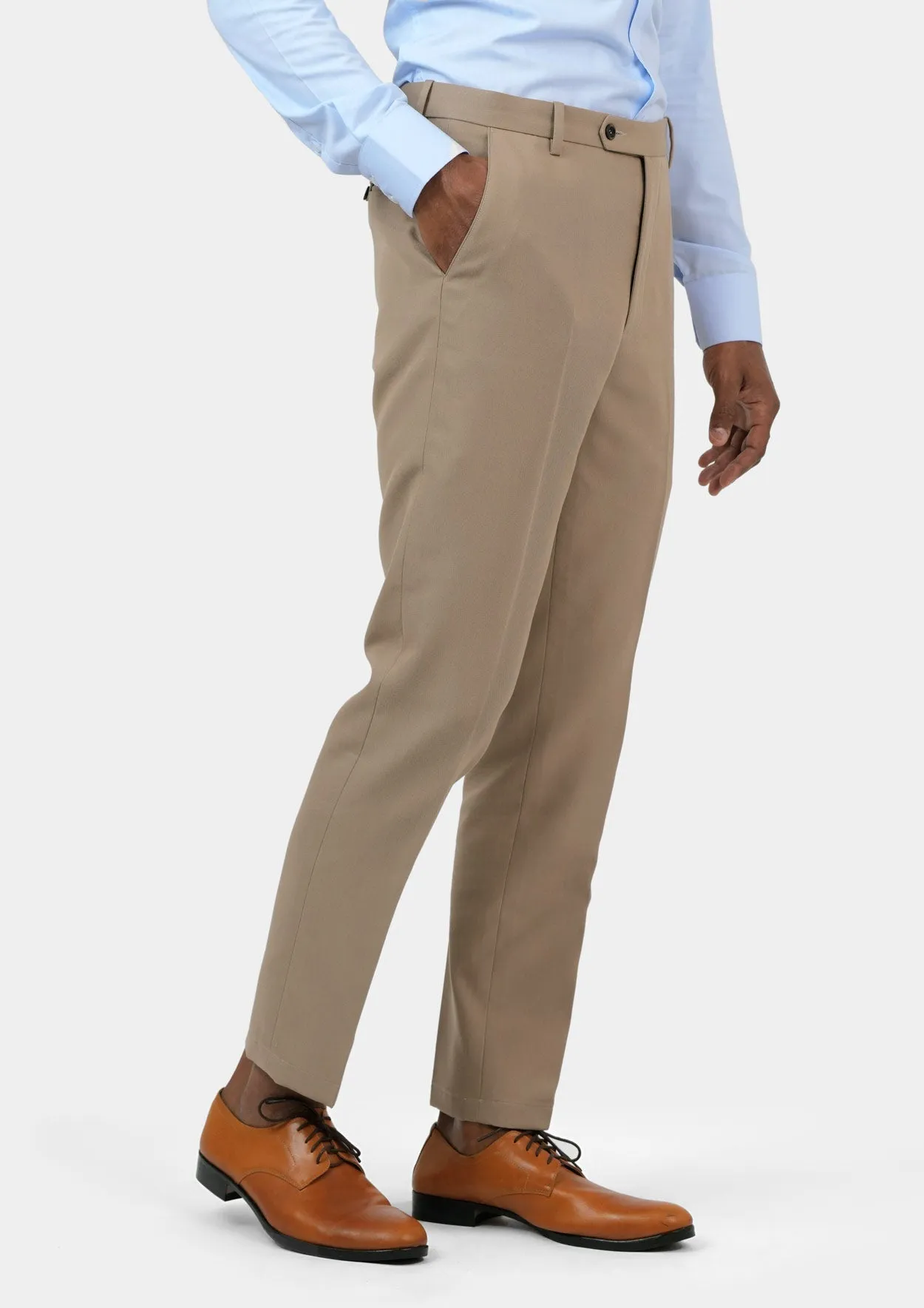 Beekman Khaki Cotton Suit