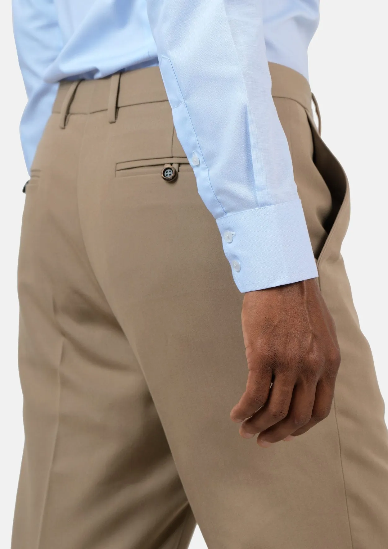 Beekman Khaki Cotton Suit