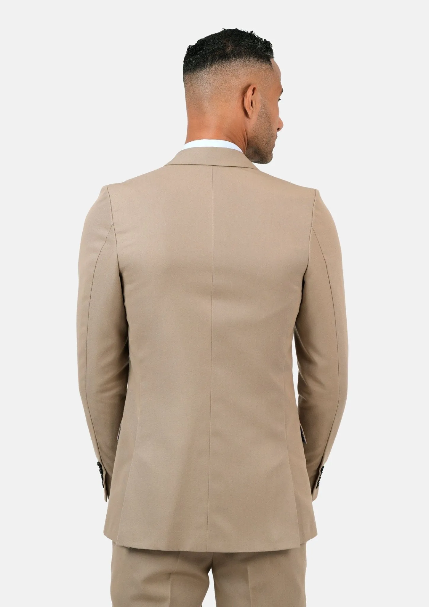 Beekman Khaki Cotton Suit