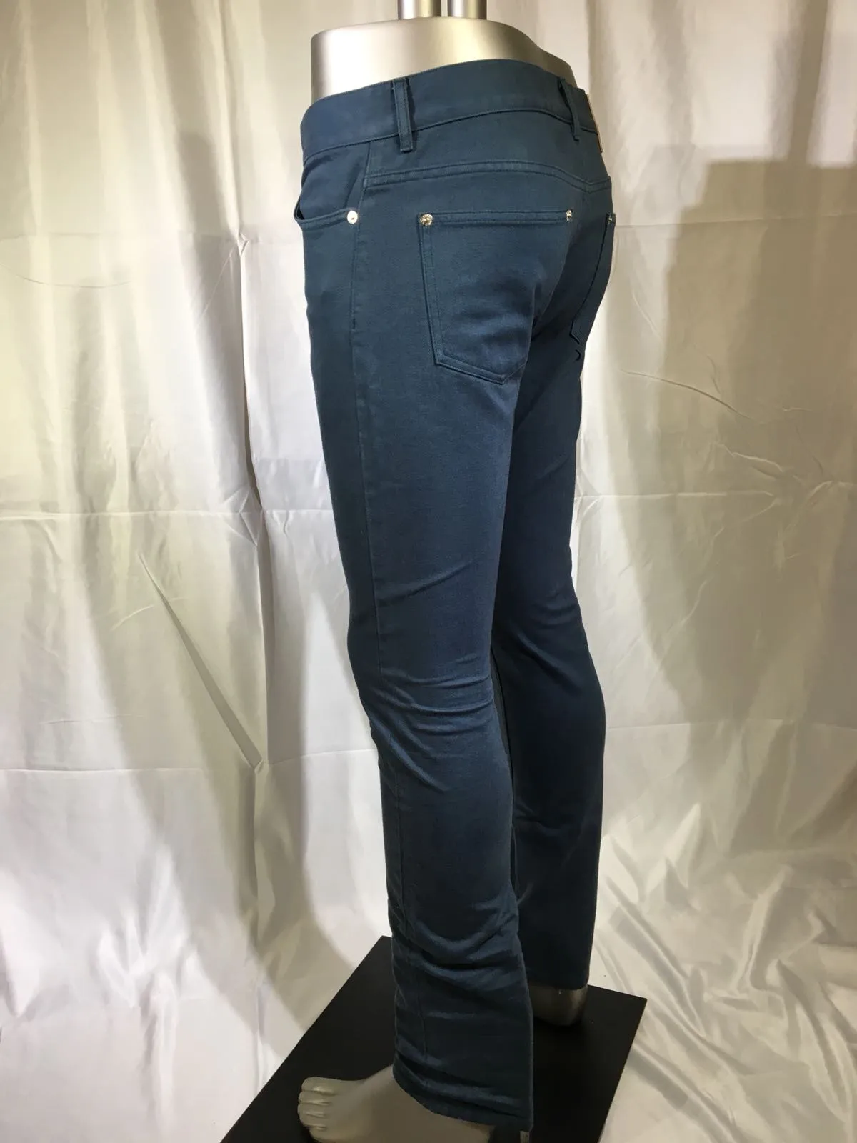 Beige Patch Jeans