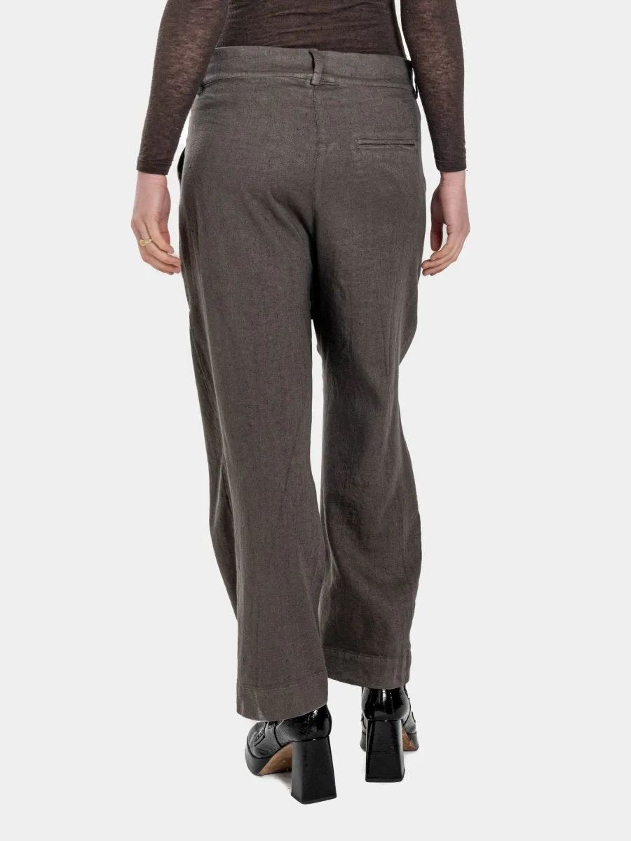 Belted Patch Pocket Trousers