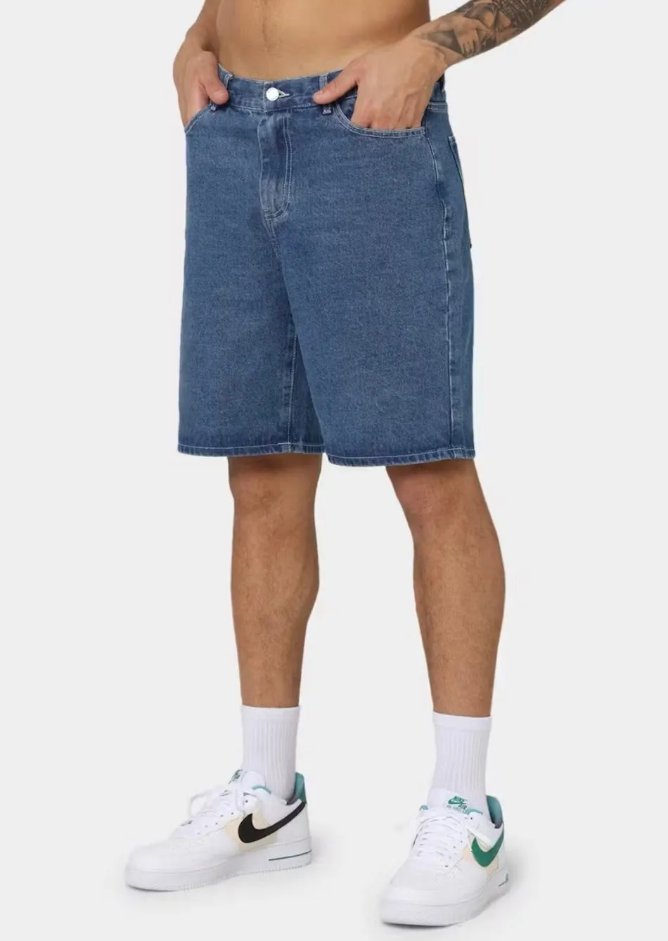 Big OL Short Mid Blue