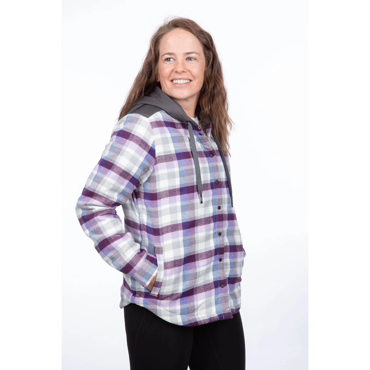 Big Sky Fleece Lined Women's Flannel Hoodie