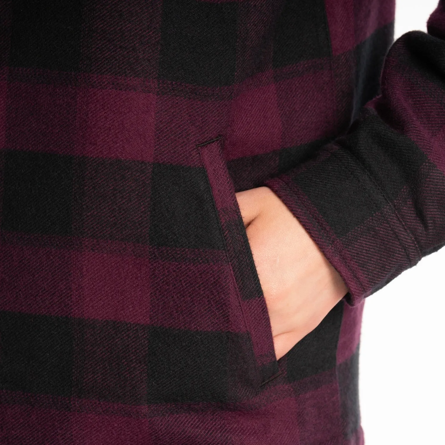 Big Sky Fleece Lined Women's Flannel Hoodie