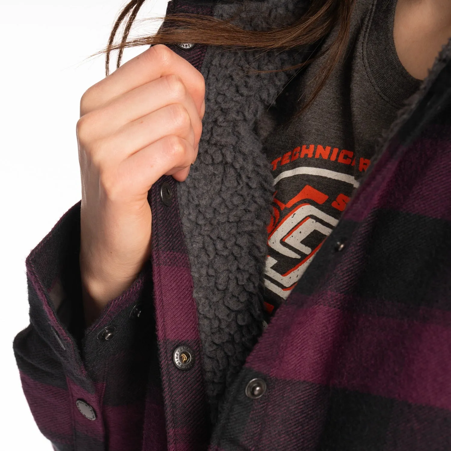 Big Sky Fleece Lined Women's Flannel Hoodie