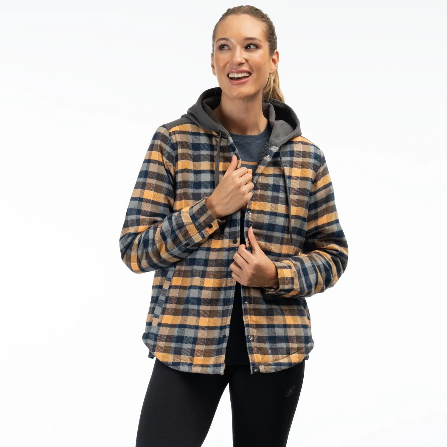 Big Sky Fleece Lined Women's Flannel Hoodie