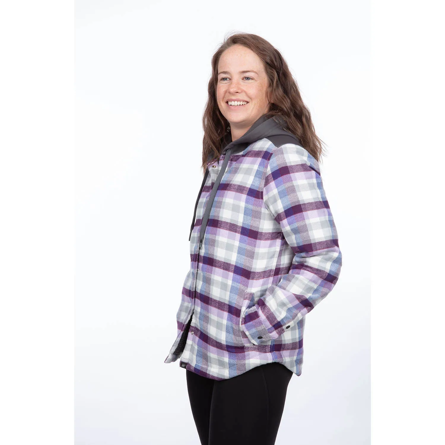Big Sky Fleece Lined Women's Flannel Hoodie