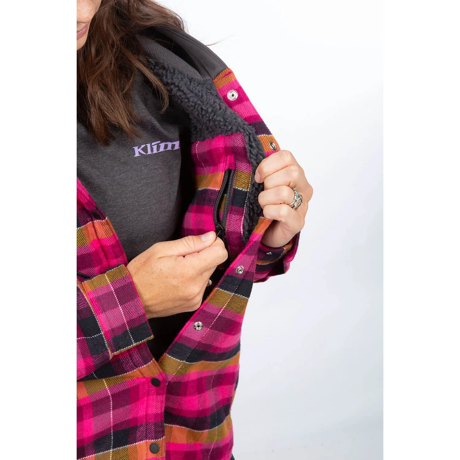 Big Sky Fleece Lined Women's Flannel Hoodie