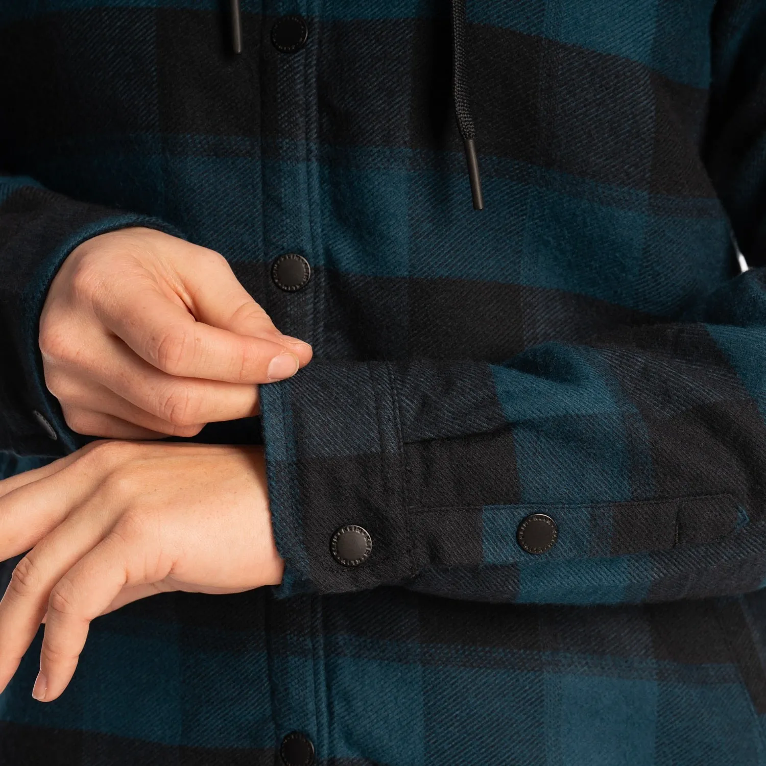 Big Sky Fleece Lined Women's Flannel Hoodie