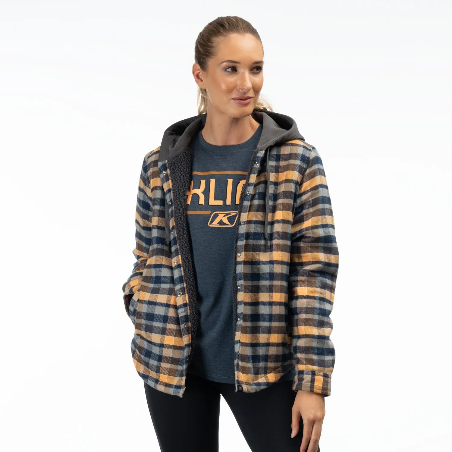 Big Sky Fleece Lined Women's Flannel Hoodie