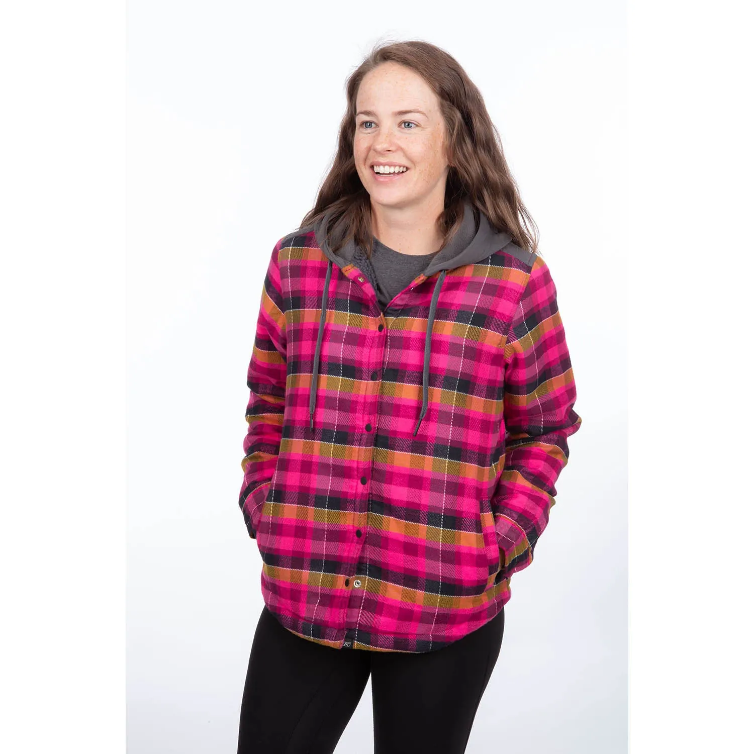 Big Sky Fleece Lined Women's Flannel Hoodie