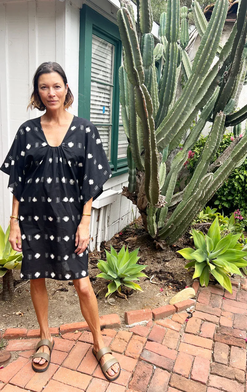 Black Ikat Isha Dress