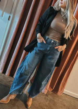 Blue Jean Baby Barrel Jeans