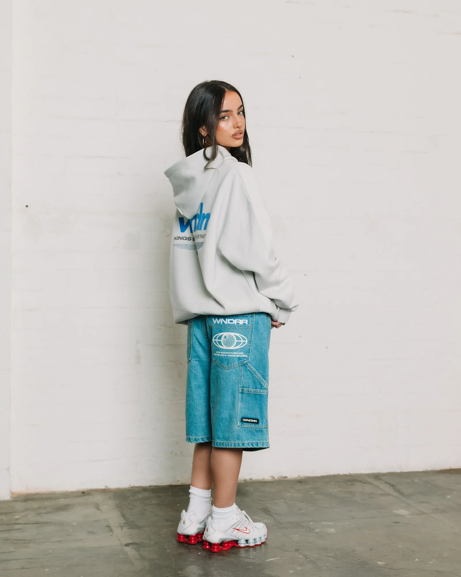 BOOSTER DENIM SHORT - WASHED BLUE