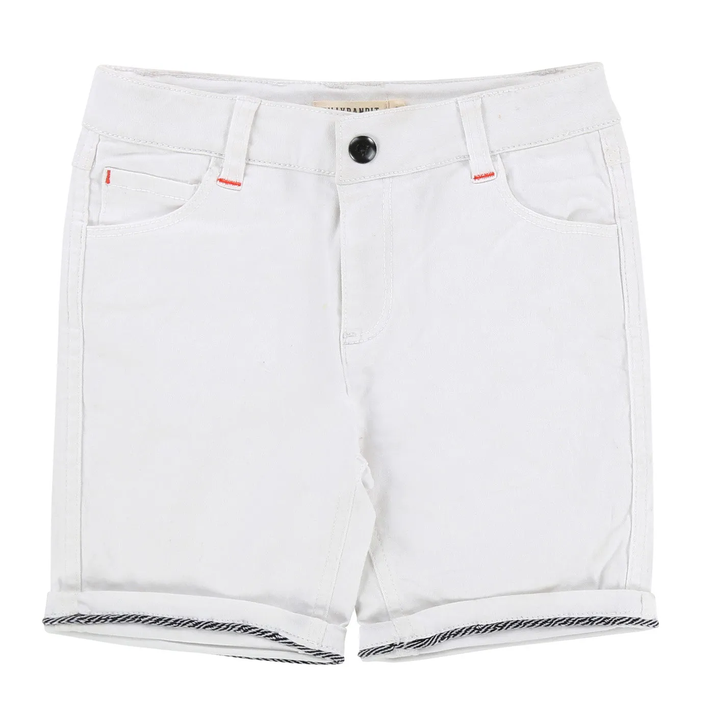 Boys Rolled-Cuffs Denim Shorts
