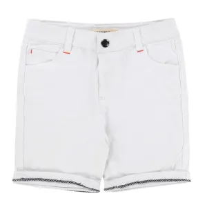 Boys Rolled-Cuffs Denim Shorts