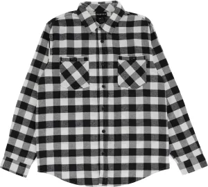 BURTON Favourite Long Sleeve flannel shirt - Stout White Buffalo Plaid